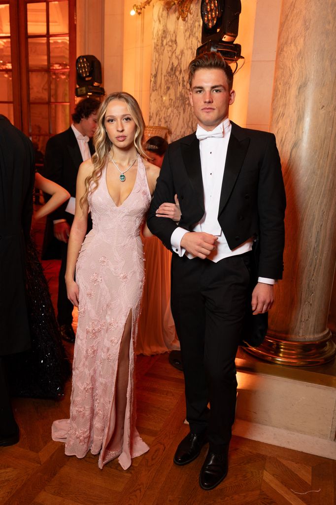 Ruby Kemper and her cavalier Gabriel Gledhill