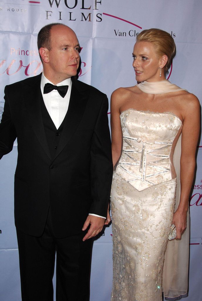 charlene and albert at gala in 2007 