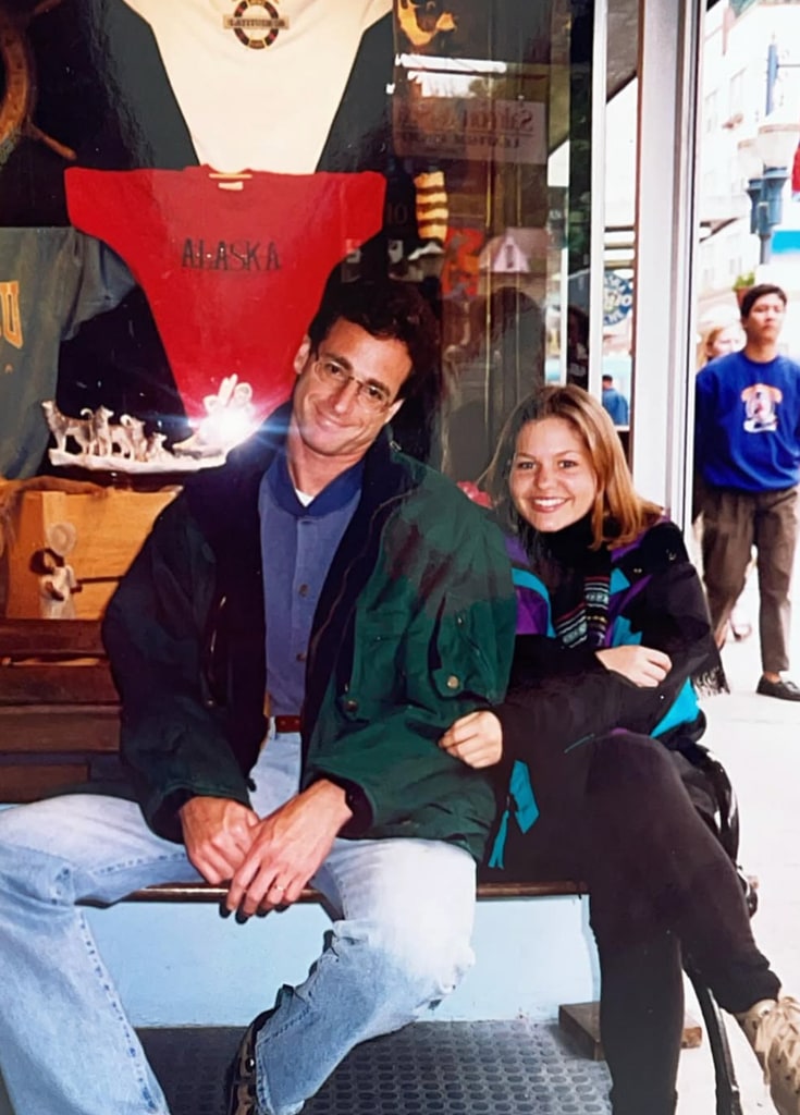 Candace and Bob on set