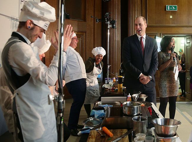Prince William cooking competition