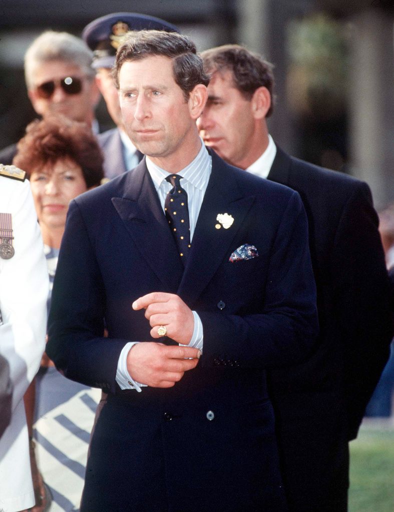 Prince Charles before assassination attempt in Australia in 1994