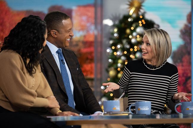 Dylan Dreyer, Craig Melvin and Sheinelle Jones on the today show