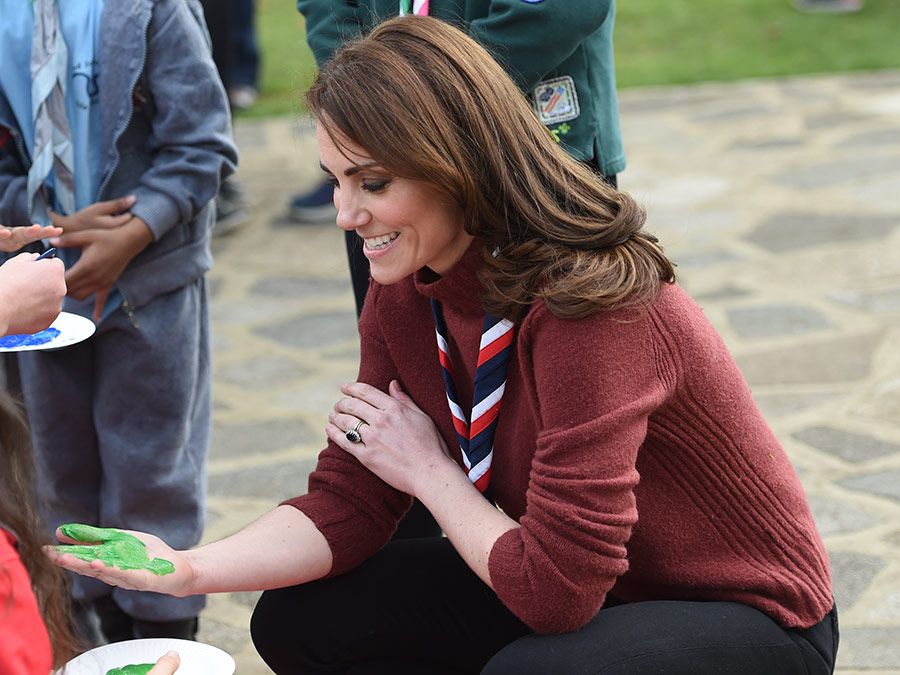 kate middleton hand painting