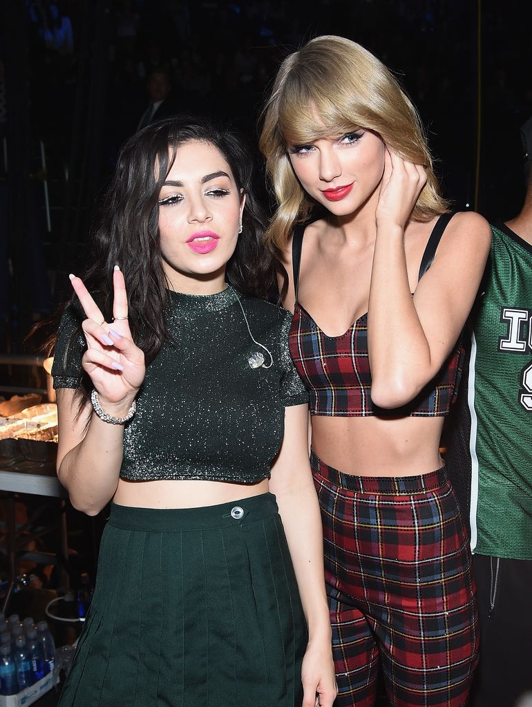 Charli XCX and Taylor Swift together in 2014