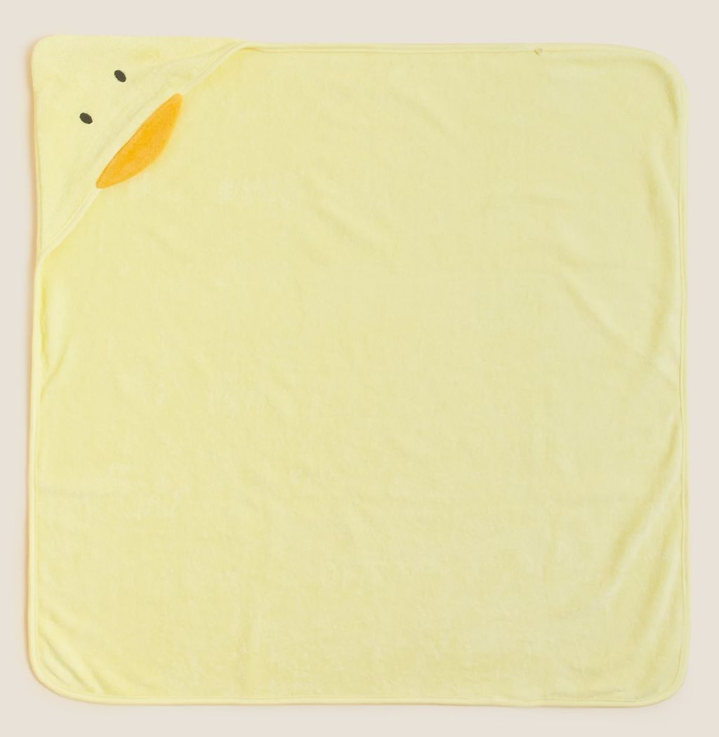 Cotton-Rich Duck Hooded Towel at M&S