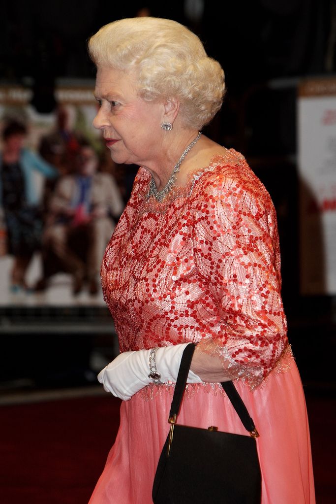 Queen Elizabeth II at 'A Bunch of Amateurs' Royal Premiere