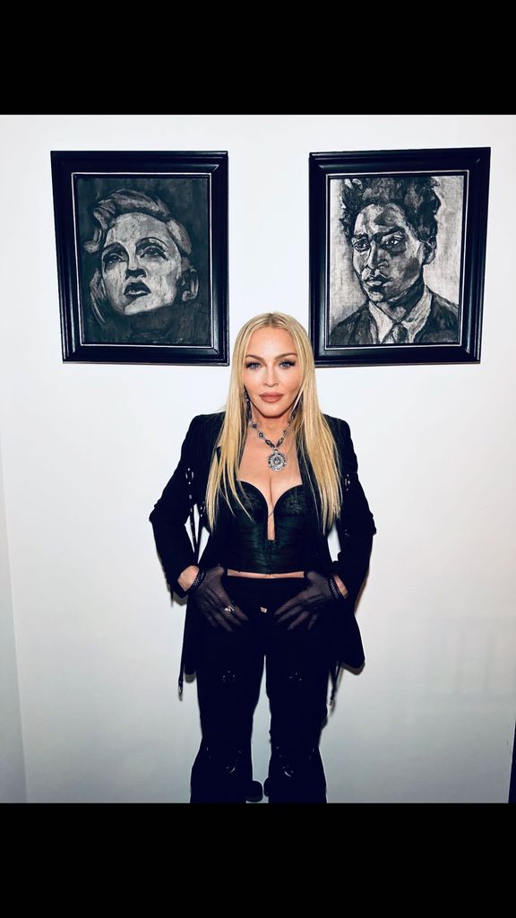 Madonna shared an outfit image on Instagram