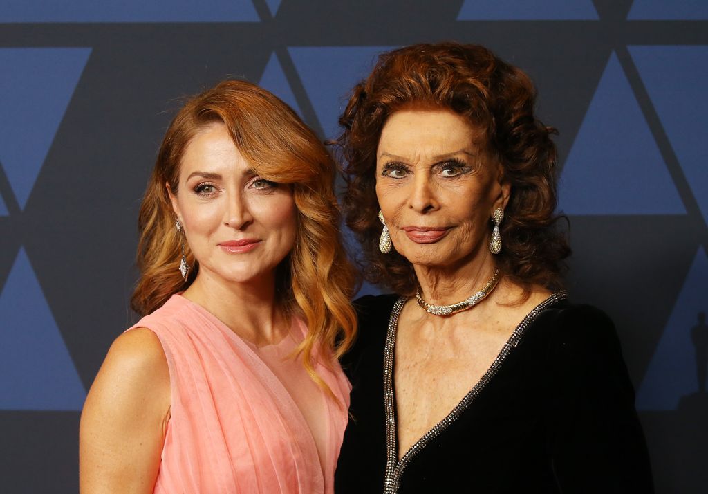 Sasha Alexander and Sophia Loren arrive to the Academy of Motion Picture Arts and Sciences' 11th Annual Governors Awards held at The Ray Dolby Ballroom at Hollywood & Highland Center on October 27, 2019 