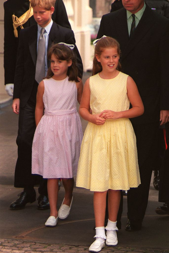 princess beatrice in yellow