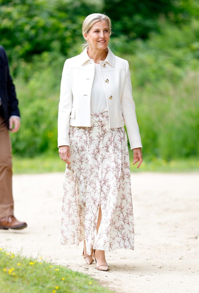 Sophie, Duchess of Edinburgh attends the official opening of the Northampton Bike Park, a new 40-acre specialist Mountain Bike Park, during a day of engagements in Northampton.