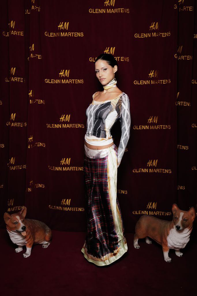Gabbriette attends H&M Glenn Martens on October 22, 2025 in London, England. (Photo by Darren Gerrish/WireImage for H&M)