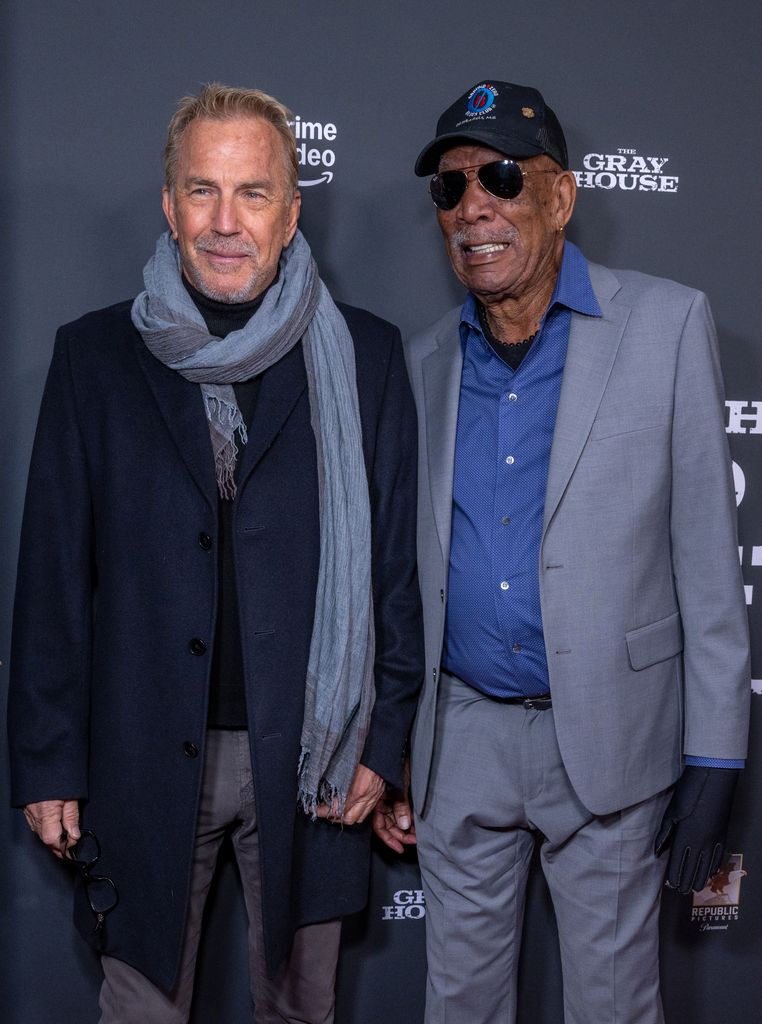 Executive producers Kevin Costner and Morgan Freeman