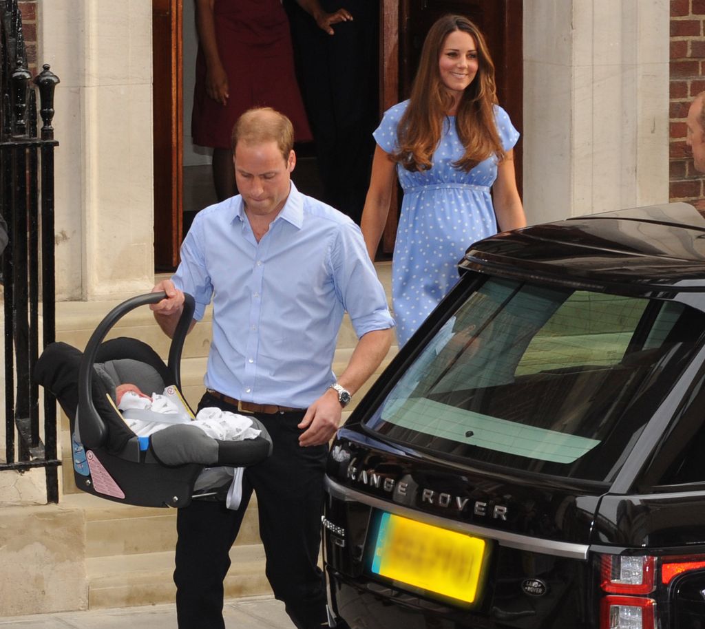 William and Kate drove home from hospital with baby Prince George in a trusty Range Rover