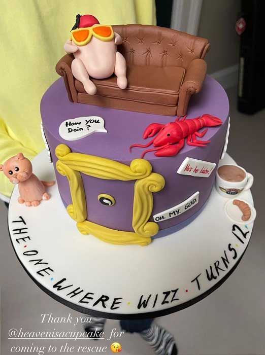 friends themed cake