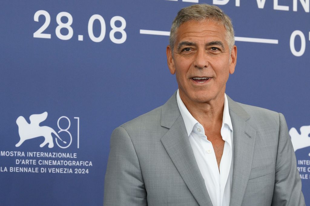 American actor George Clooney at the 81 Venice International Film Festival 2024