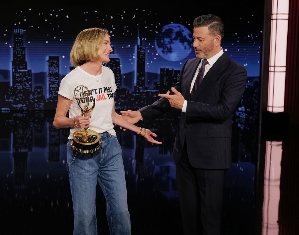 Molly and Jimmy on "Jimmy Kimmel Live!"