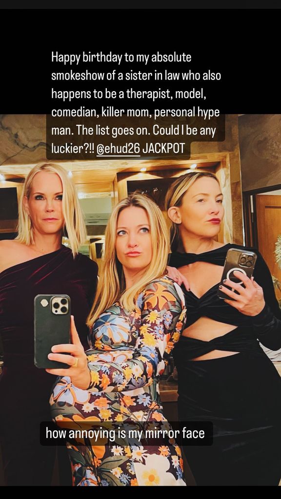 Goldie Hawn's daughter-in-laws Erinn and Meredith, and daughter Kate Hudson, are incredibly close 