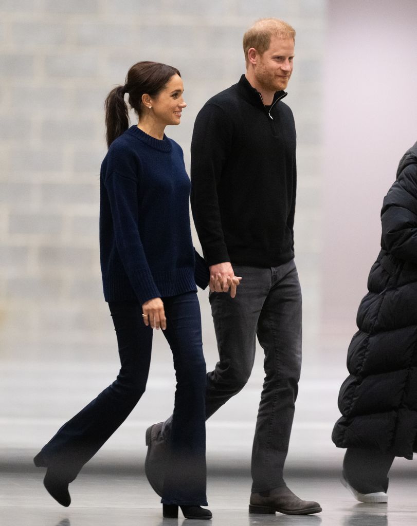 Prince Harry, Duke of Sussex and Meghan, Duchess of Sussex attend the Wheelchair Basketball final between USA and Israel