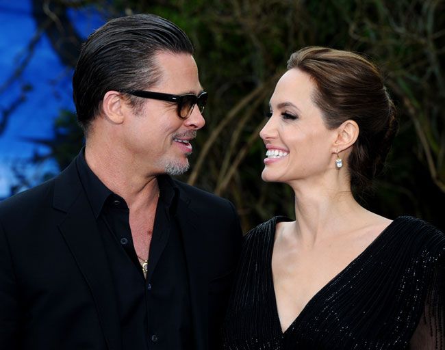 Brad and Angelina Jolie before news of their divorce