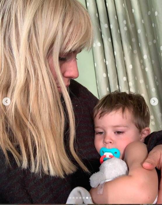 natasha bedingfield son in hospital