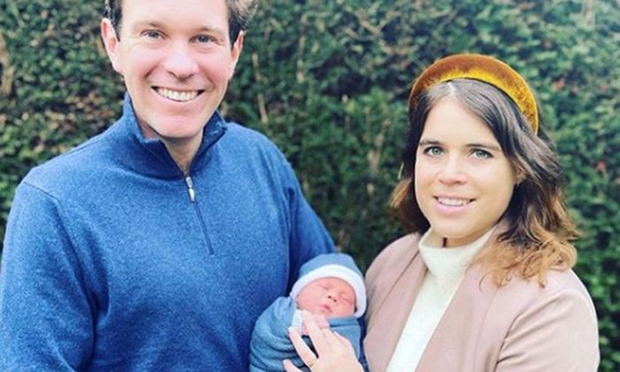 princess eugenie and baby boy august
