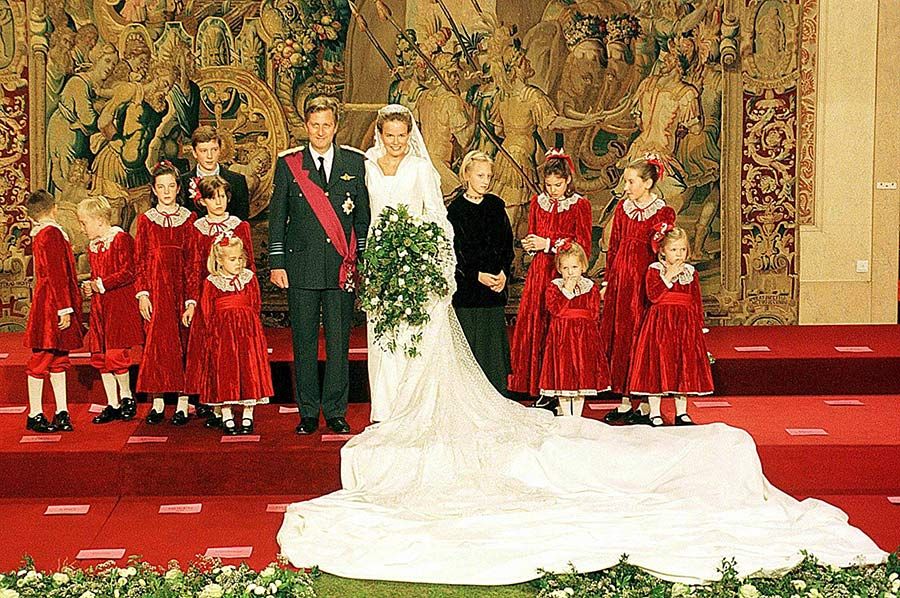 queen mathilde belgium royal wedding