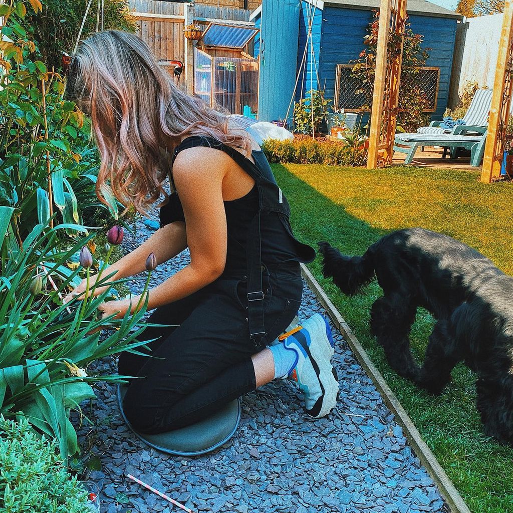 Young woman gardening 