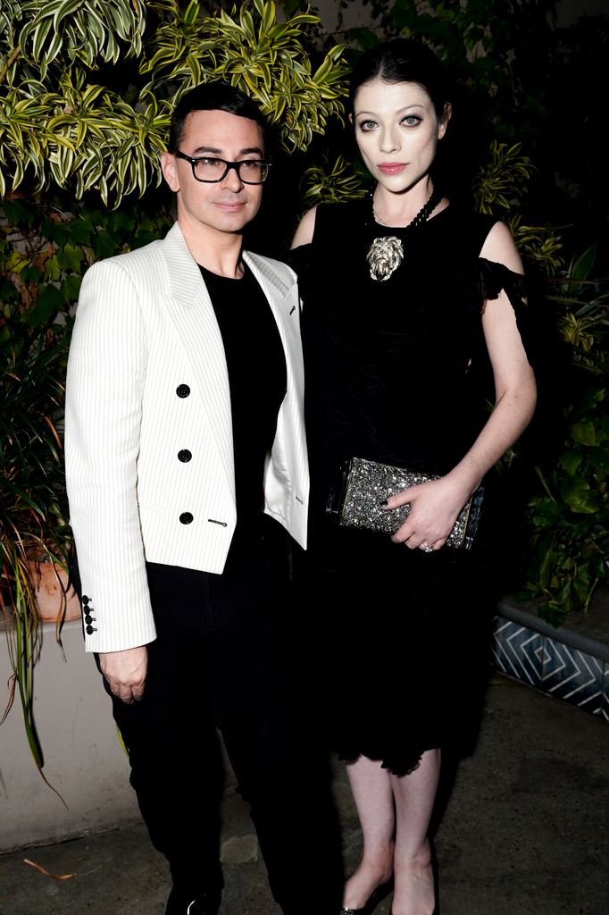 Christian Siriano and Michelle Trachtenberg attend Christian Siriano's 15 Year Anniversary Celebration at Nic's On Beverly 