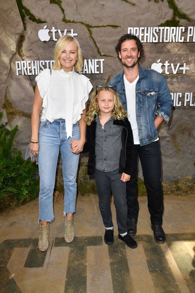 Malin with her son, Sebastian and husband Jack