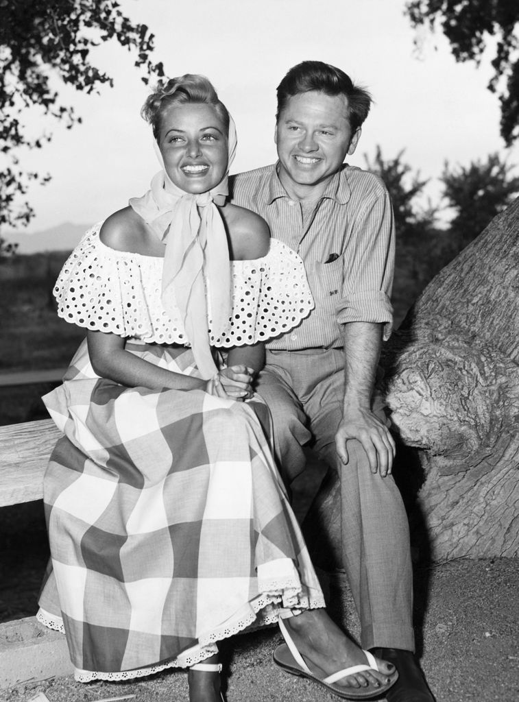 Mickey Rooney and his bride-to-be, actress Martha Vickers, make a happy twosome shortly after her divorce from A.C. Lyles, Hollywood publicist, May 26