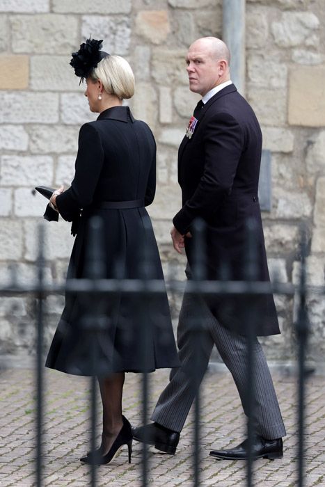 zara tindall outfit funeral