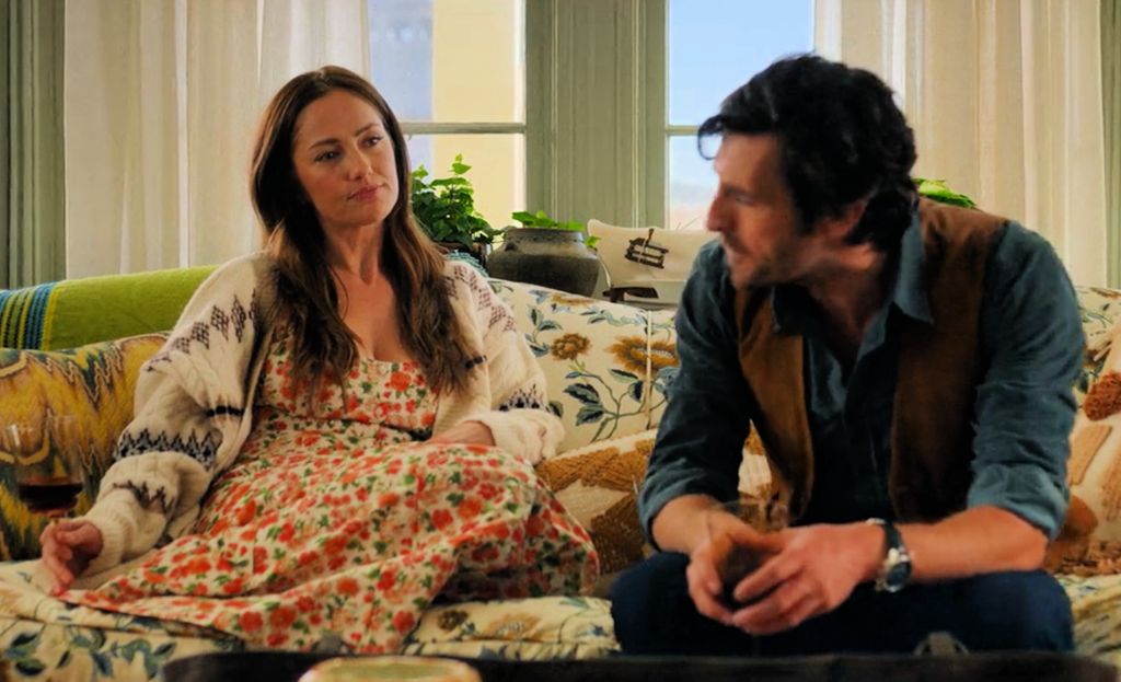 quinn floral dress and fair isle cardigan ransom canyon episode 3