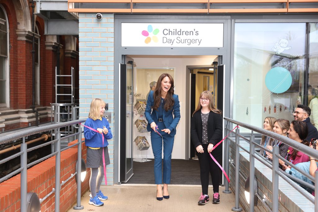 Kate opens Evelina London's new children's day surgery unit 