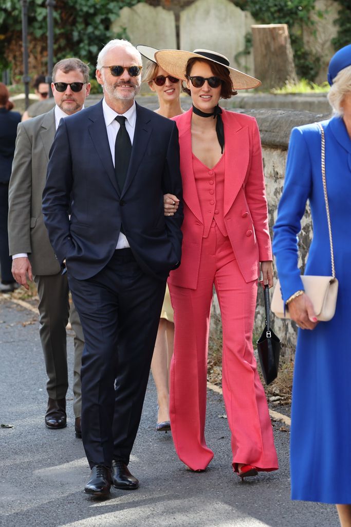 Phoebe Waller-Bridge was pictured with her partner, Martin McDonagh