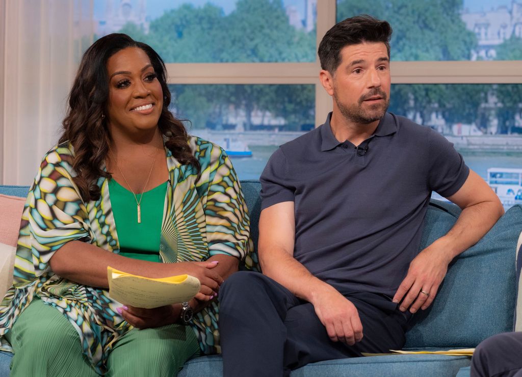 Craig sits on sofa with Alison Hammond on This Morning