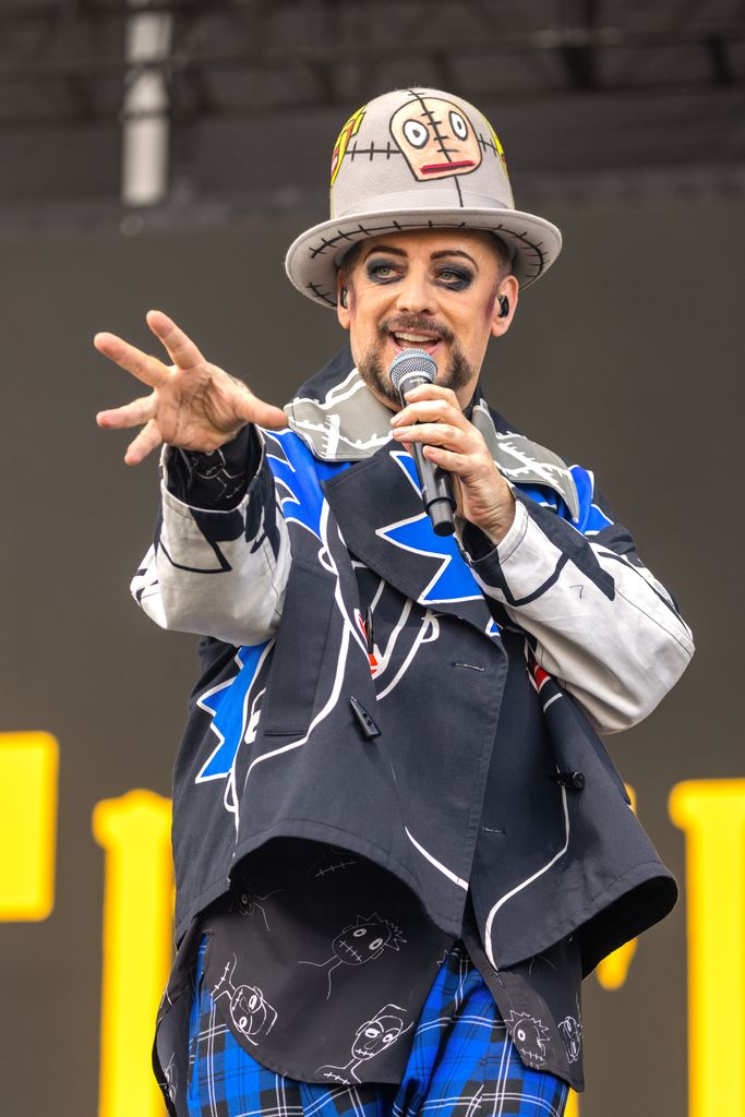 Boy George of Culture Club performs onstage during weekend two, day two of Austin City Limits Music Festival 
