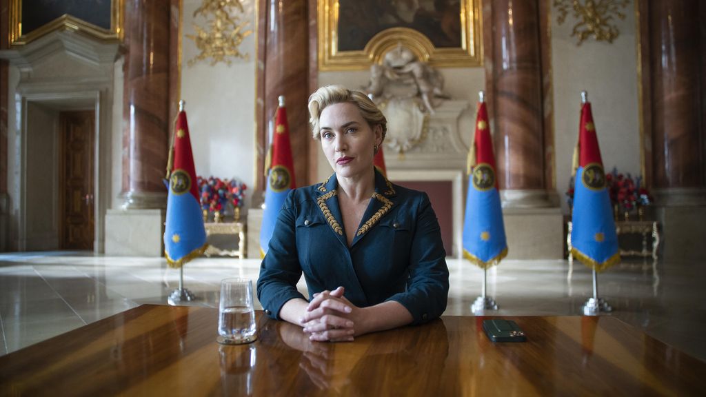 Kate Winslet as Chancellor Elena Vernham in The Regime