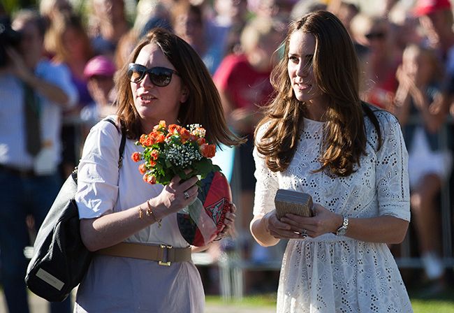 rebecca deacon and kate middleton on tour of australia and new zealand