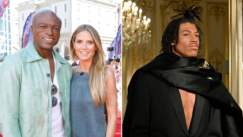 Heidi Klum and Seal at America's Got Talent; Henry Samuel walks for Lena Erziak