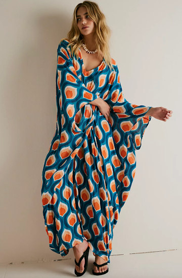 Free People  Groovy Baby Maxi Kaftan