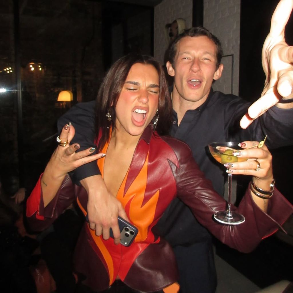 dua lipa and her husband-to-be Callum Turner