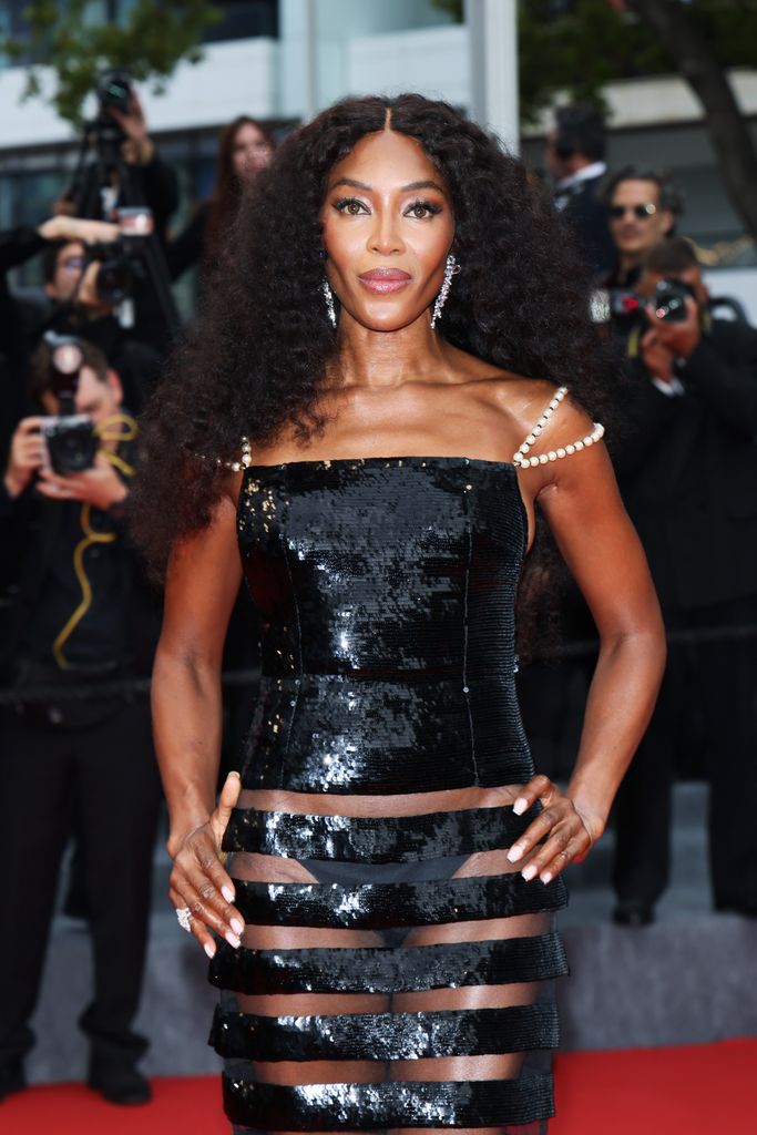 CANNES, FRANCE - MAY 15: Naomi Campbell attends the "Furiosa: A Mad Max Saga" (Furiosa: Une Saga Mad Max) Red Carpet at the 77th annual Cannes Film Festival at Palais des Festivals on May 15, 2024 in Cannes, France. (Photo by Ernesto Ruscio/Getty Images)