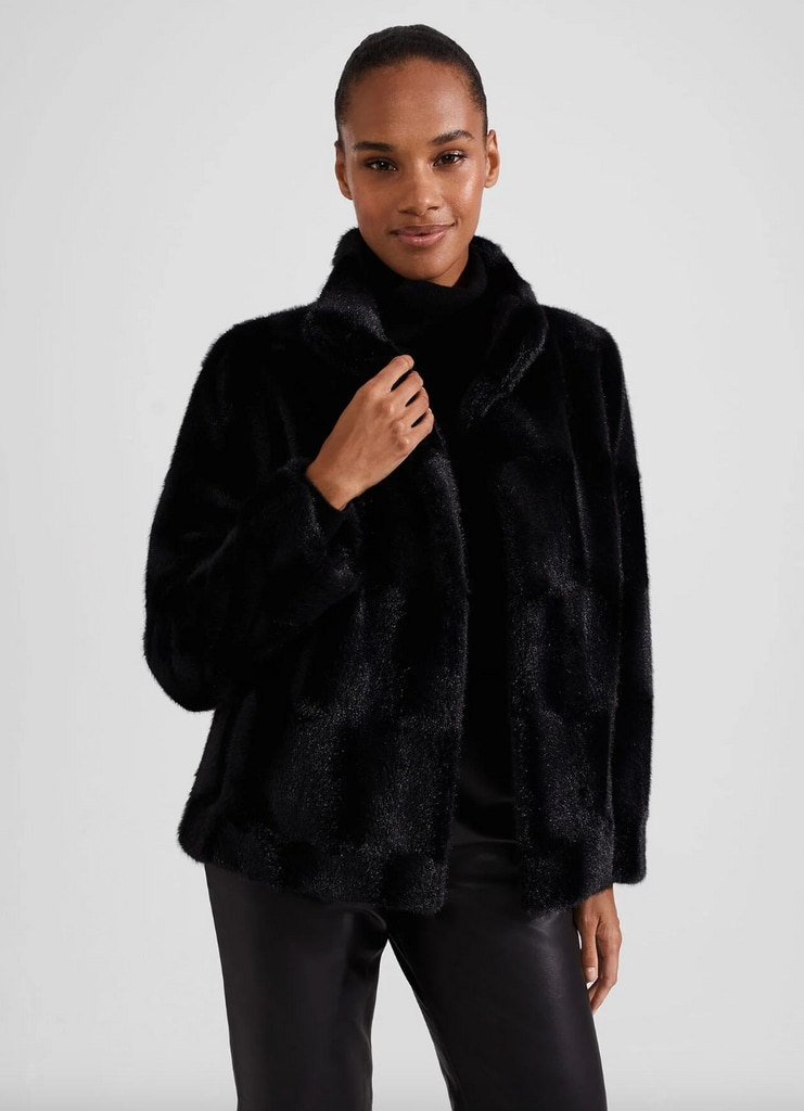 Hobbs Faux Fur Coat