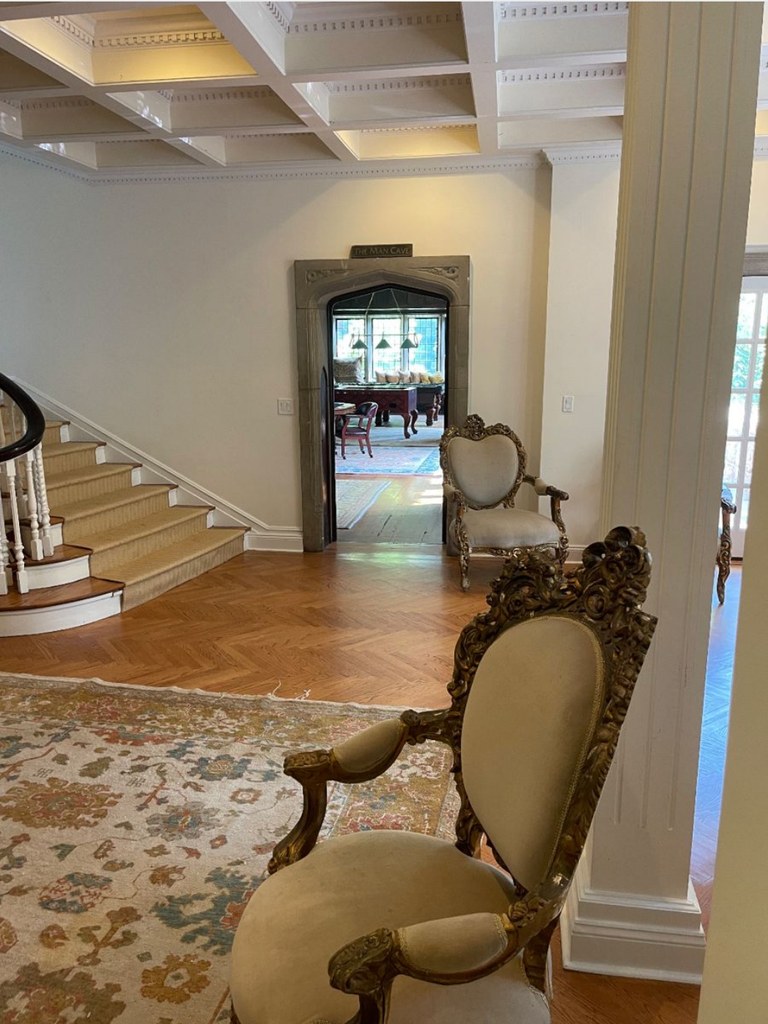 Photo shared by Vincent Manzo to EstateSales.net of Sunny Hostin's home in Purchase, New York ahead of an estate sale
