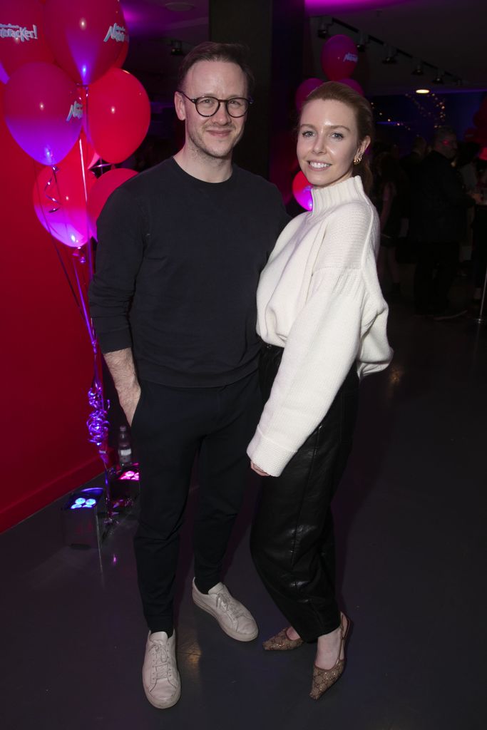 Kevin Clifton and Stacey Dooley standing together