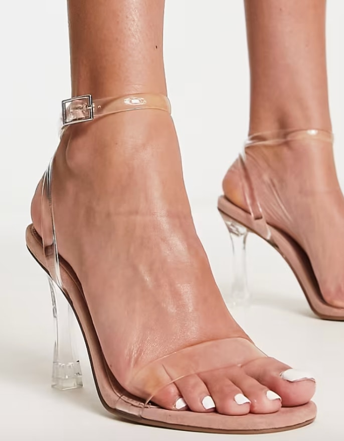 ASOS clear heel