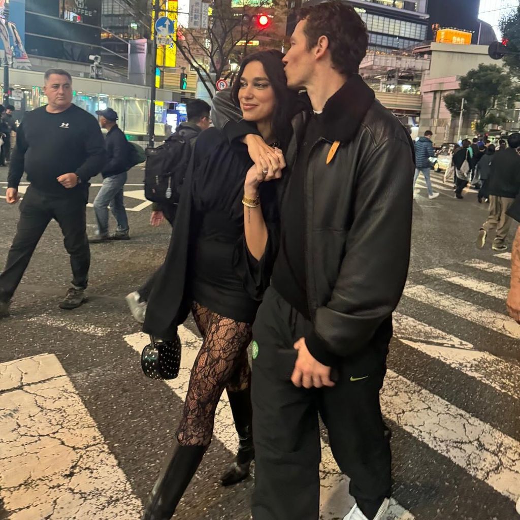 Dua Lipa packed on the PDA with Callum Turner