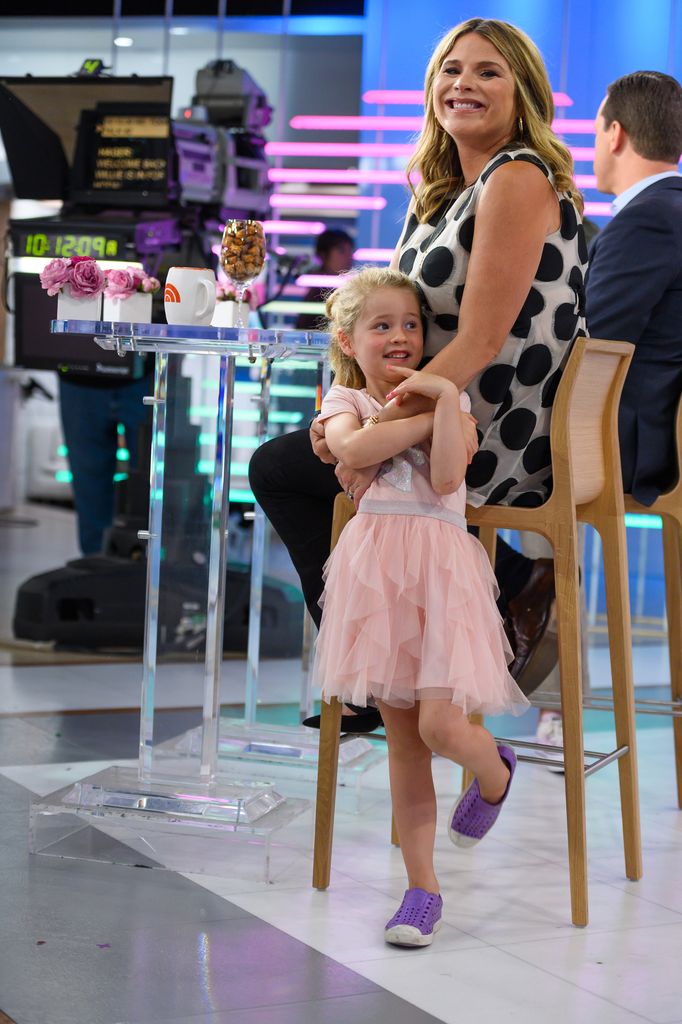 TODAY -- Pictured: Jenna Bush Hager and daughter Mila on Thursday, July 11, 2019