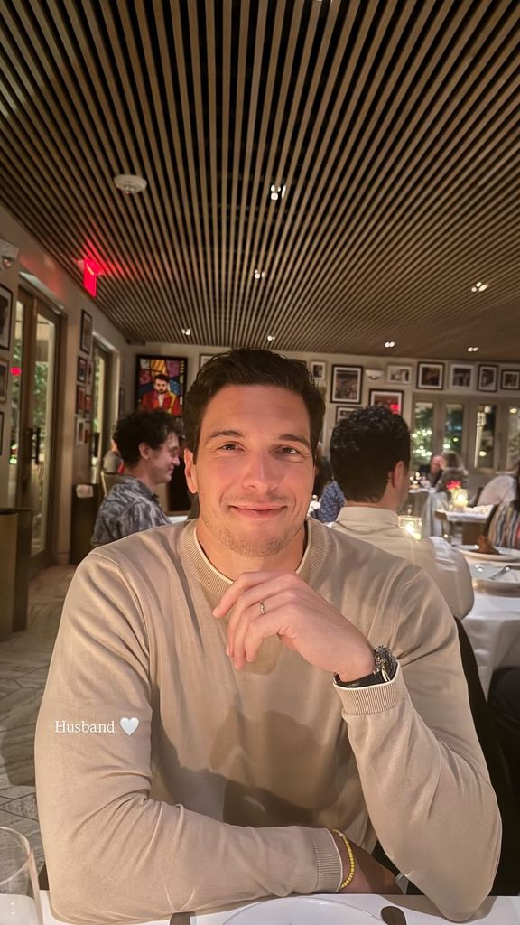 Will Reeve smiling with the caption 'husband' 