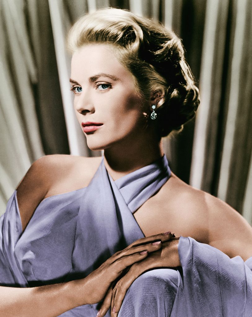 Grace Kelly (1929-1982) in a 1950s portrait at the height of her film career